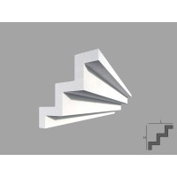 Bagheta de colt/ cornisa BC04 dimensiune 75x75mm