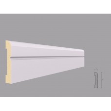 Plinta alba din poliuretan – PL03 dimensiune 100x20mm